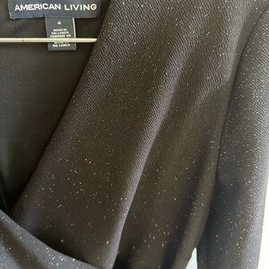 American Living Sparkling Black Dress